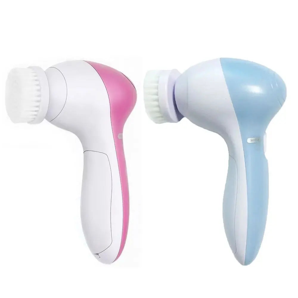 5-in-1 Electric Facial Cleansing Brush – Rechargeable Face Spa