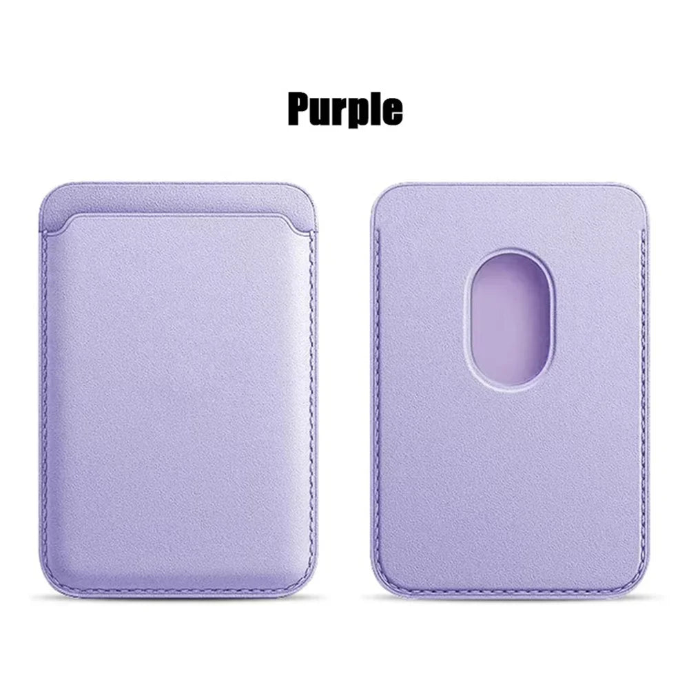 Magnetic Card Wallet for Phone – RFID Blocking Leather
