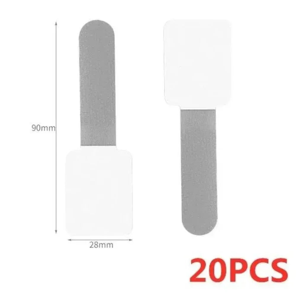 20-Pack Reusable Cable Management Straps – Self-Adhesive