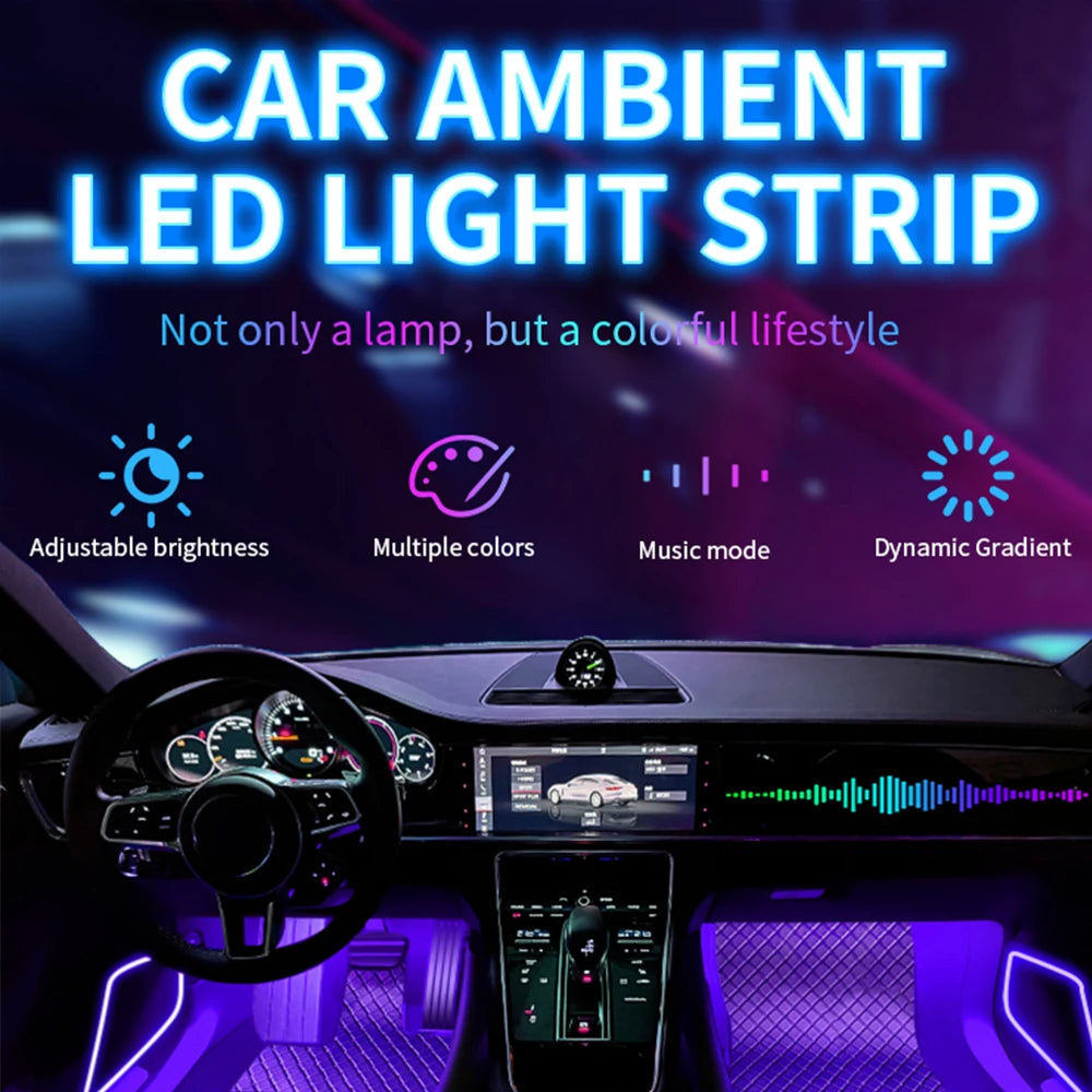 Car Interior Ambient Footwell Lights – RGB