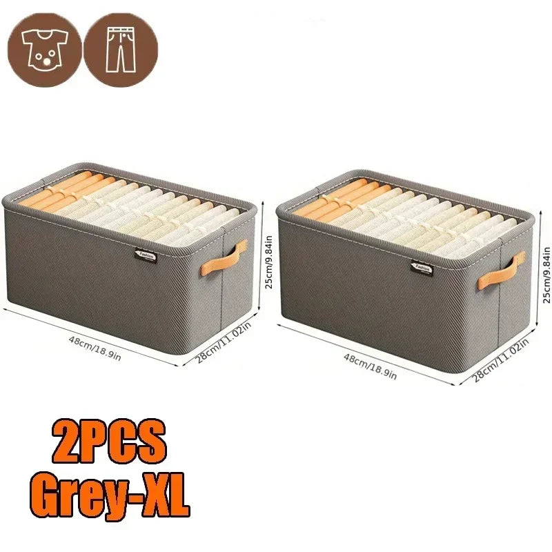 Clothes Organizer Storage Bins – Pants & Sweaters