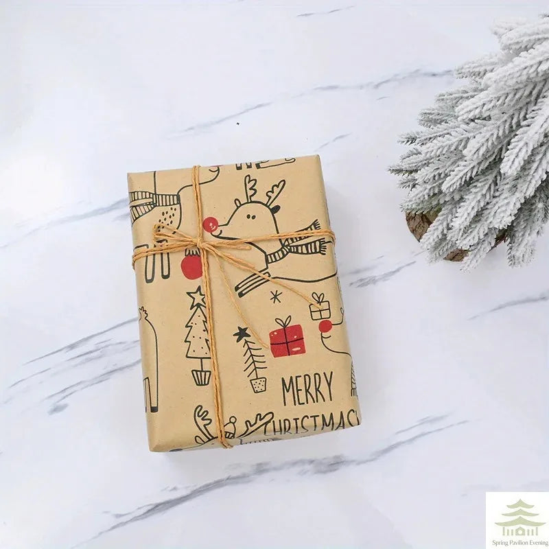 Christmas Wrapping Paper Roll – Reindeer Design