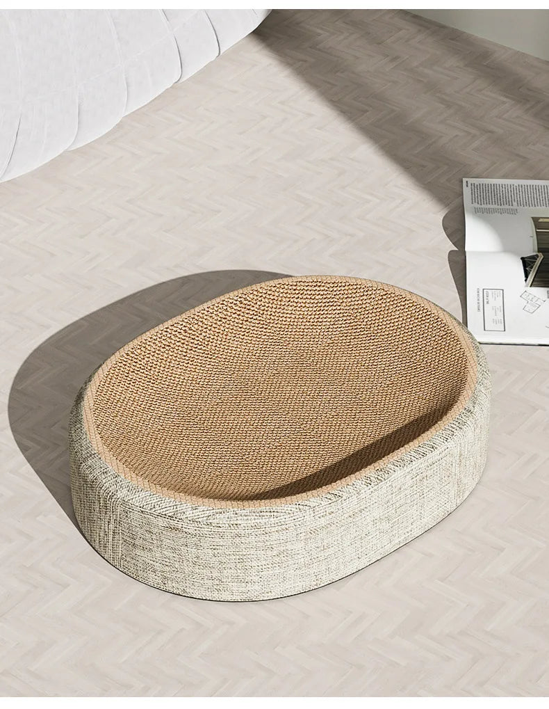 2-in-1 Cat Scratcher & Lounge Bed