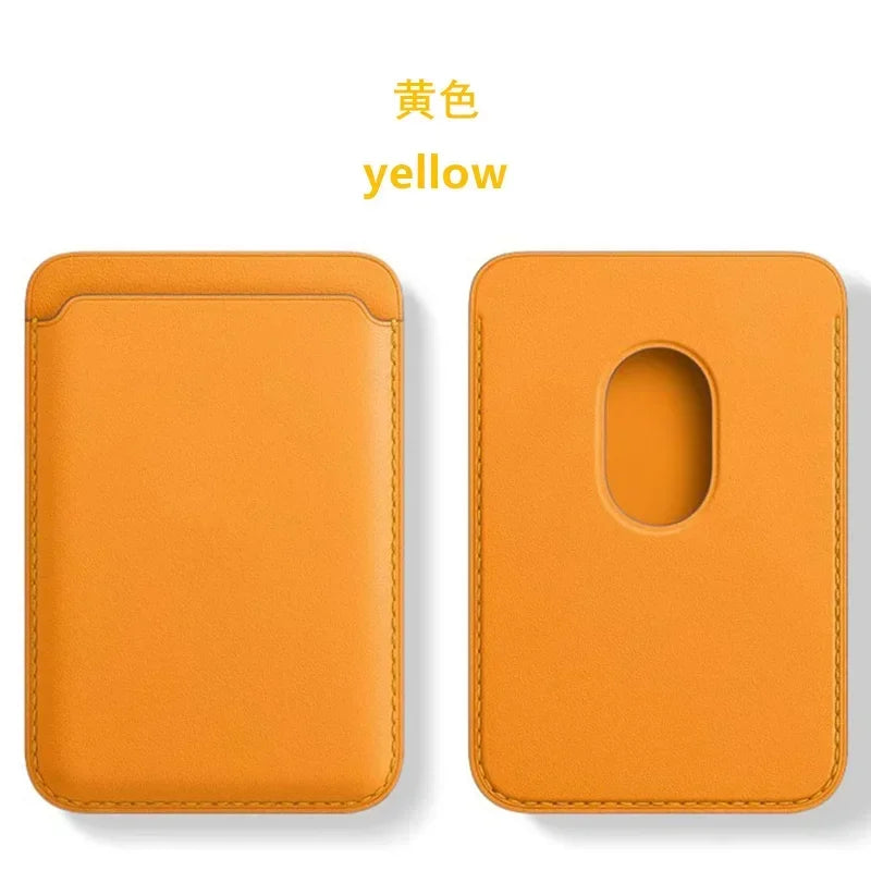 Magnetic Card Wallet for Phone – RFID Blocking Leather