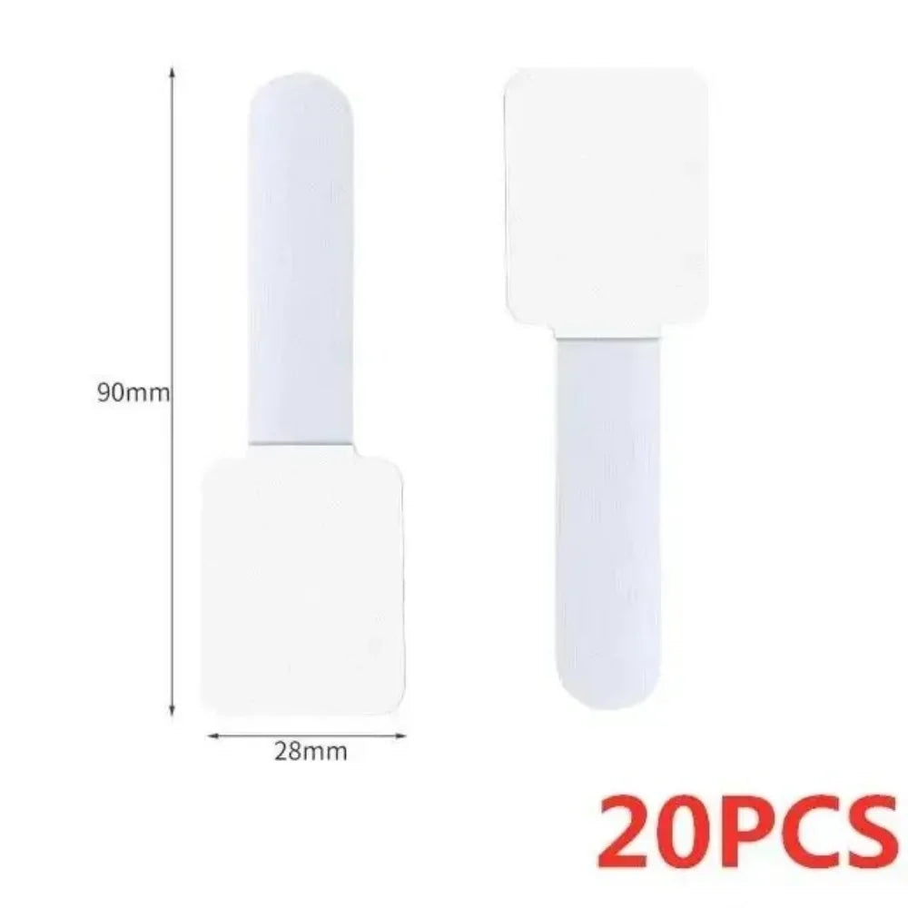 20-Pack Reusable Cable Management Straps – Self-Adhesive