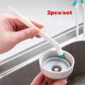 Long-Handle Bottle & Gap Cleaning Brush Set (2 pcs)