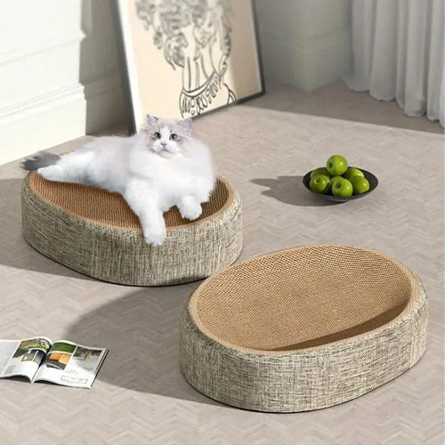2-in-1 Cat Scratcher & Lounge Bed