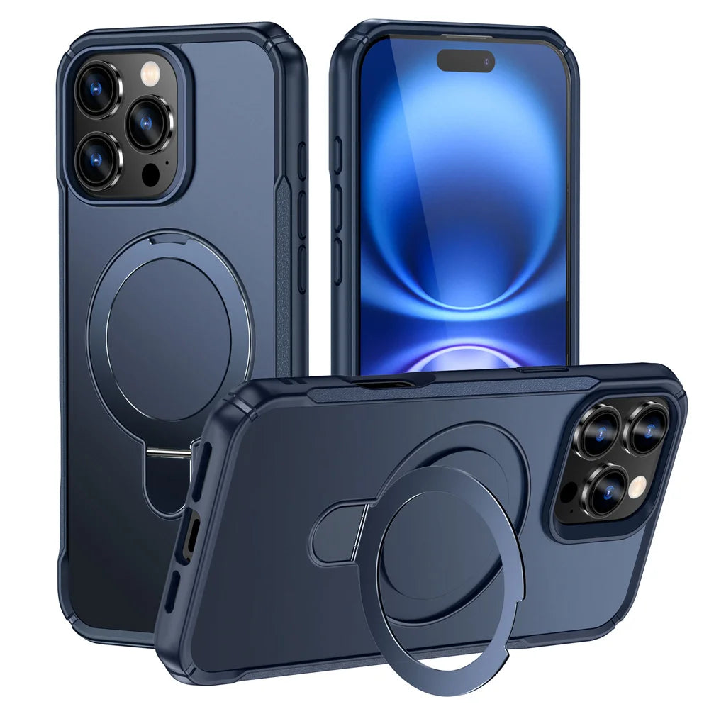 Magnetic Kickstand Phone Case for iPhone – MagSafe-Compatible