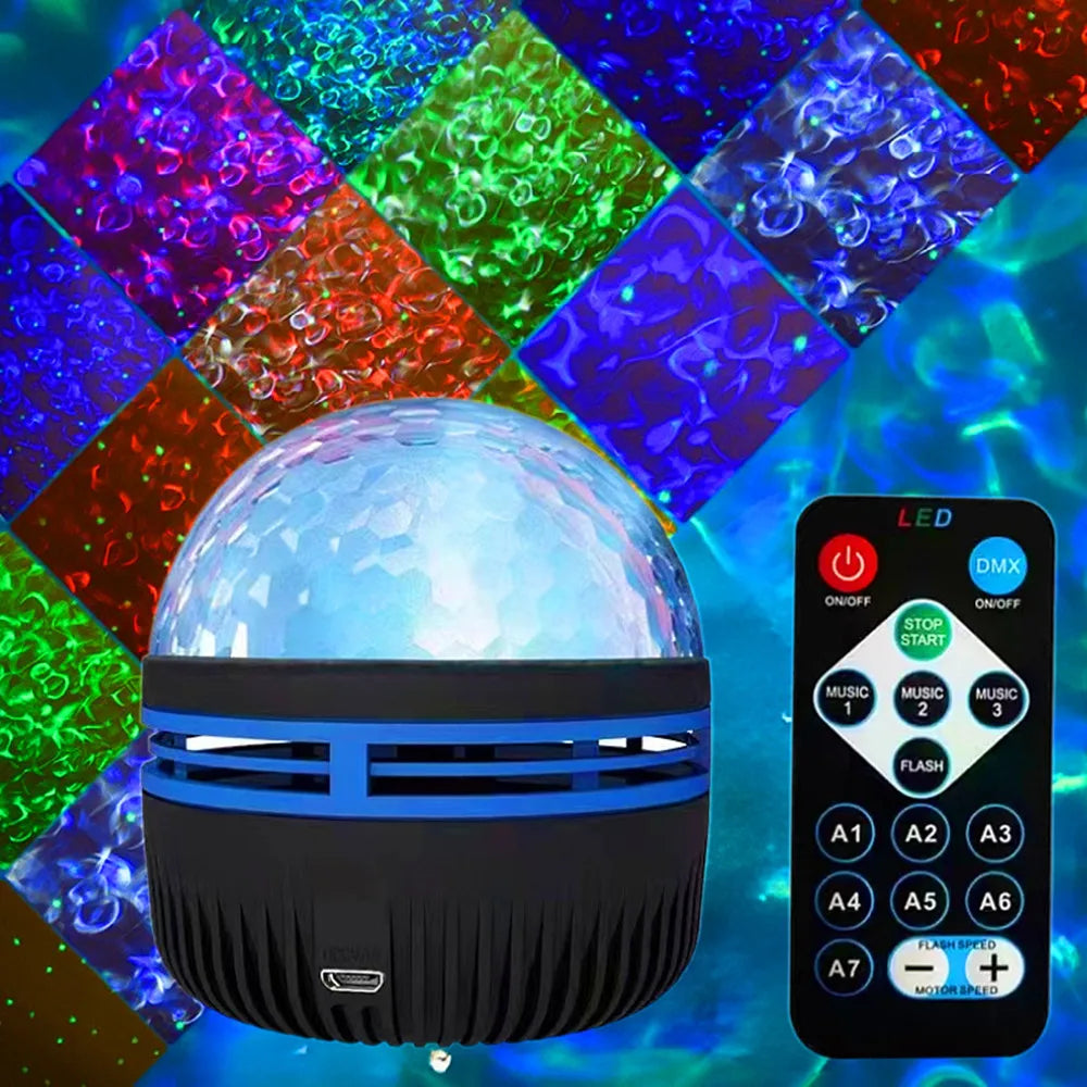 360° Aurora Galaxy Projector Night Light – USB