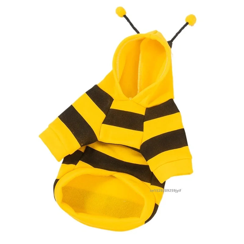 Bee Costume Hoodie for Dogs & Cats – Halloween