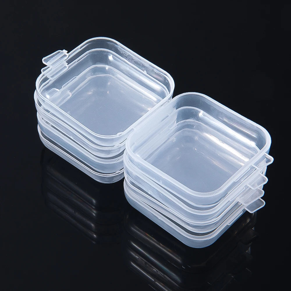 Mini Clear Storage Boxes – Jewelry & Small Parts (Set)
