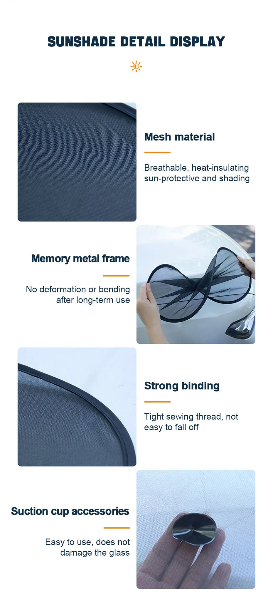 Car Side Window Sun Shades (2 pcs)