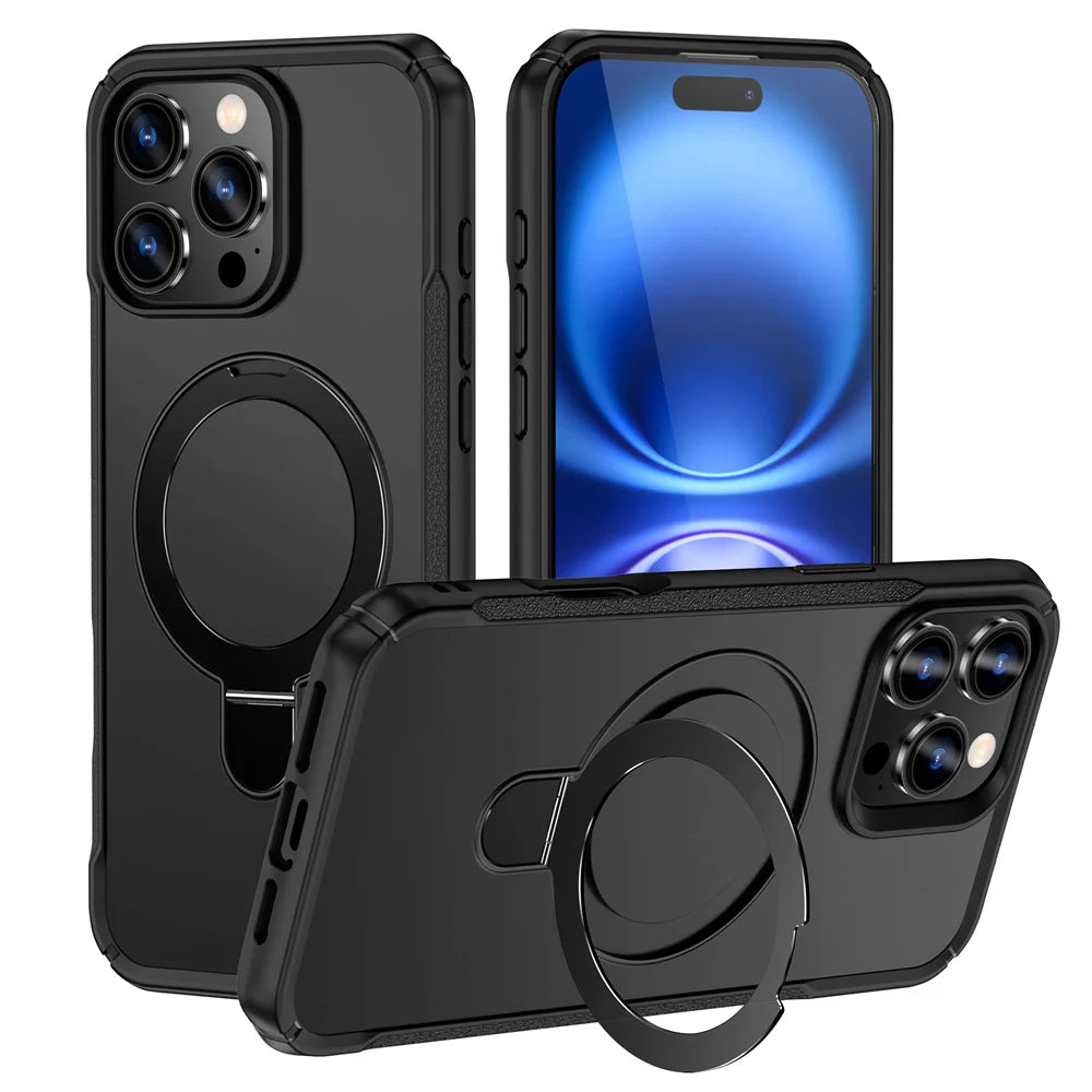 Magnetic Kickstand Phone Case for iPhone – MagSafe-Compatible