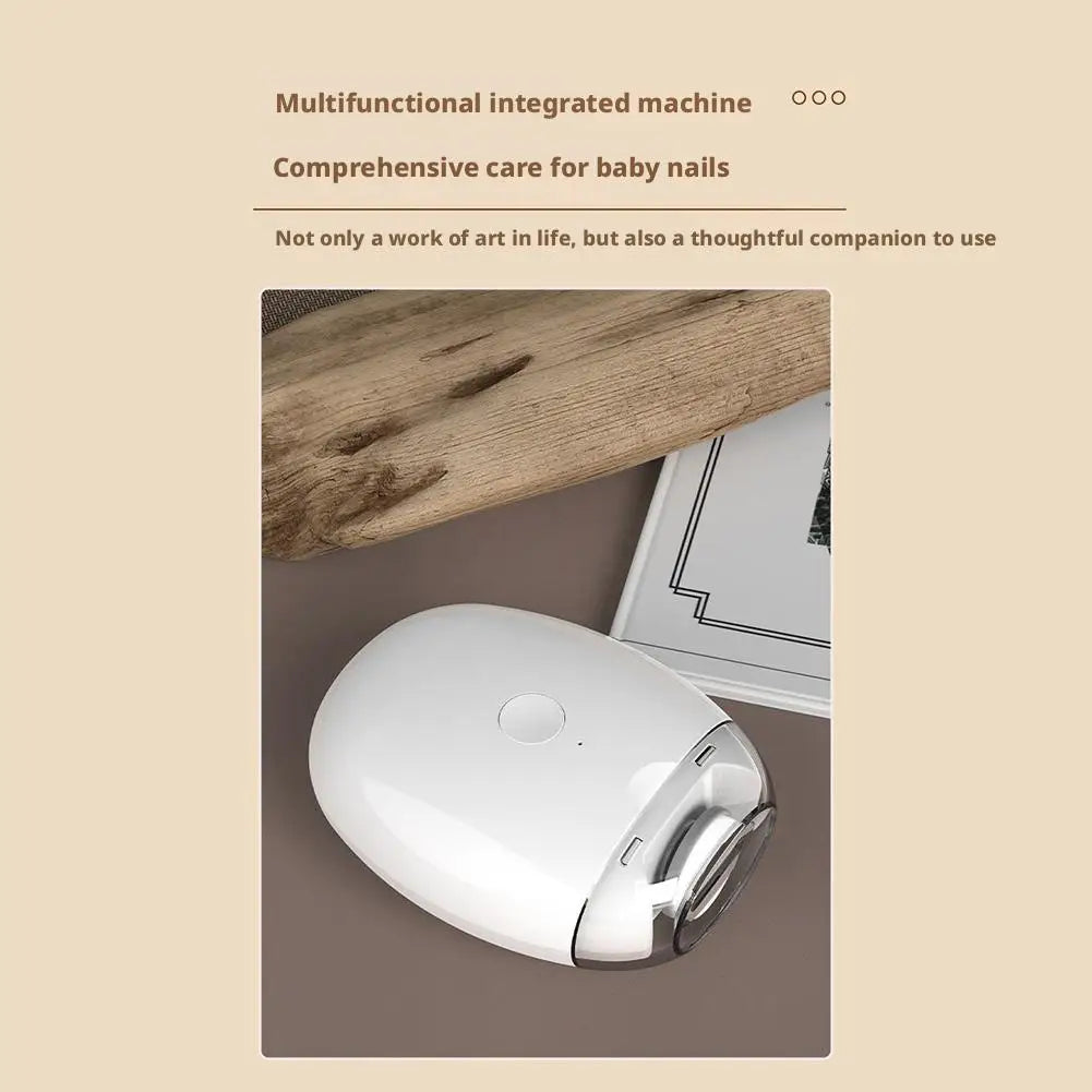 Electric Baby Nail Trimmer with LED Light – Safe & Quiet