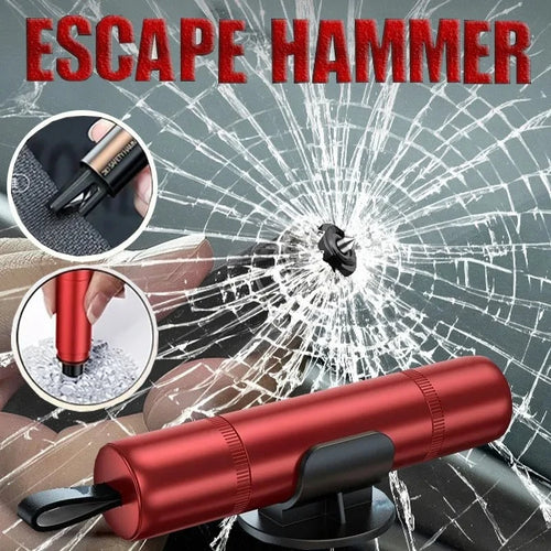 2-in-1 Car Safety Hammer & Seatbelt Cutter