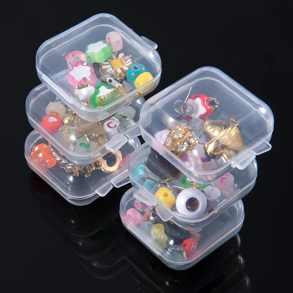 Mini Clear Storage Boxes – Jewelry & Small Parts (Set)