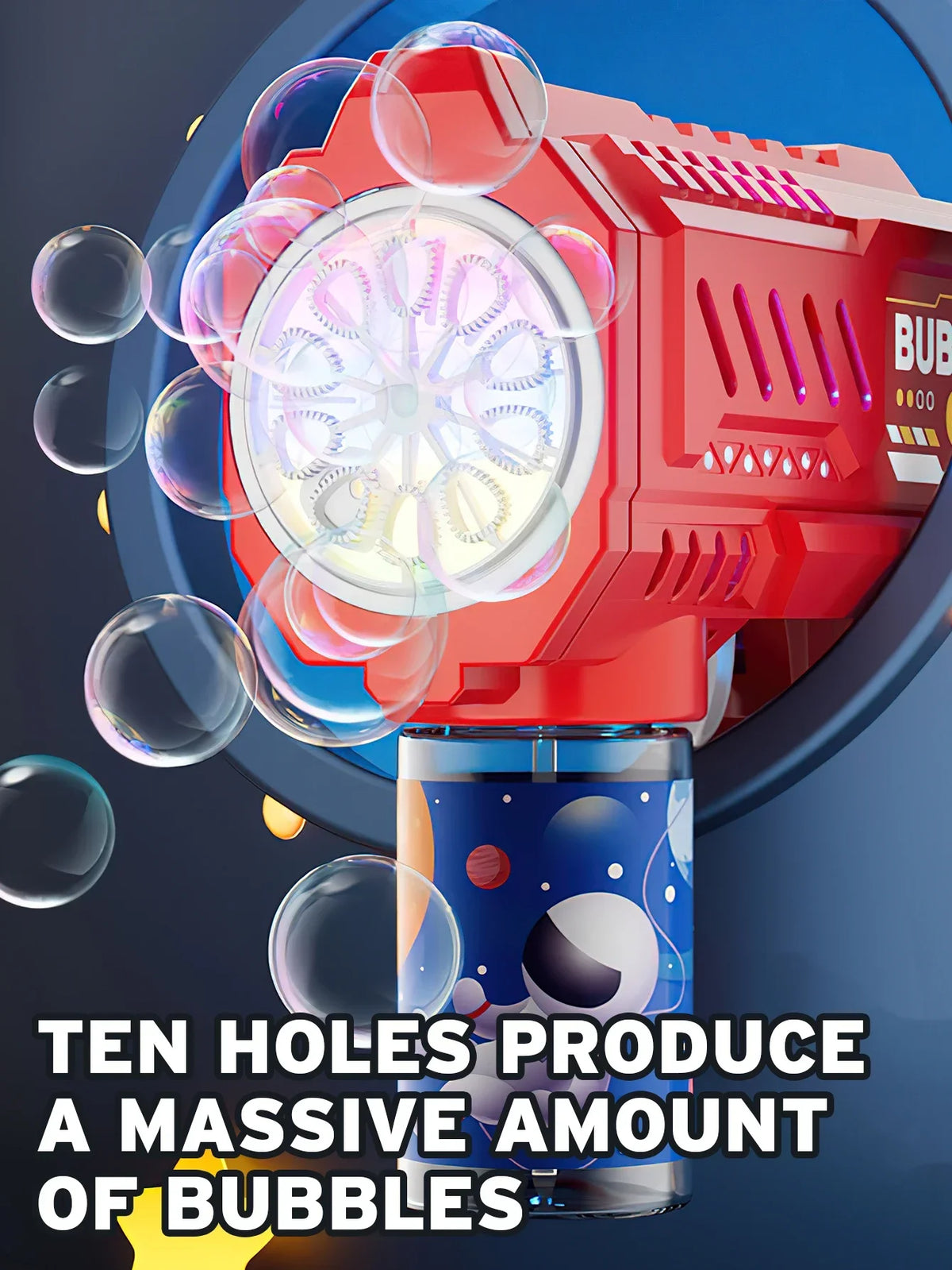 Automatic Rocket Bubble Gun – Kids Outdoor Toy