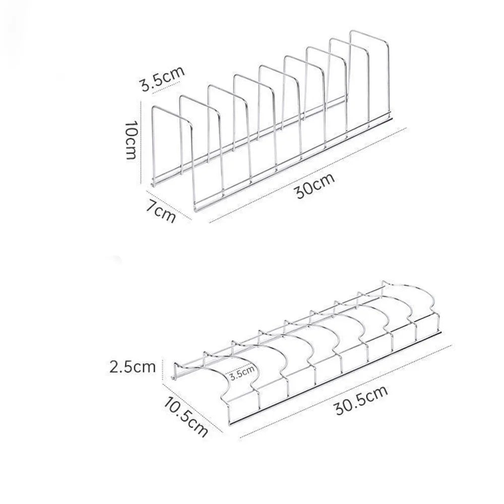 Stainless Steel Dish Drying Rack – Multipurpose Plate Organizer
