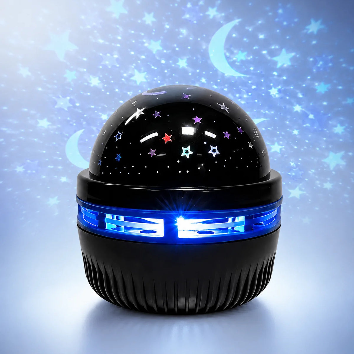 Galaxy Star Projector Night Light – Moon & Stars RGB