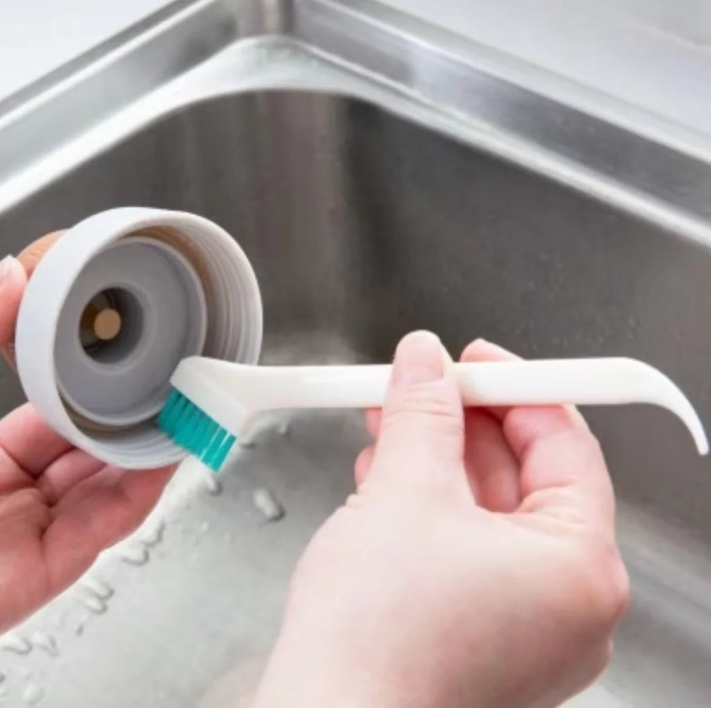 Long-Handle Bottle & Gap Cleaning Brush Set (2 pcs)