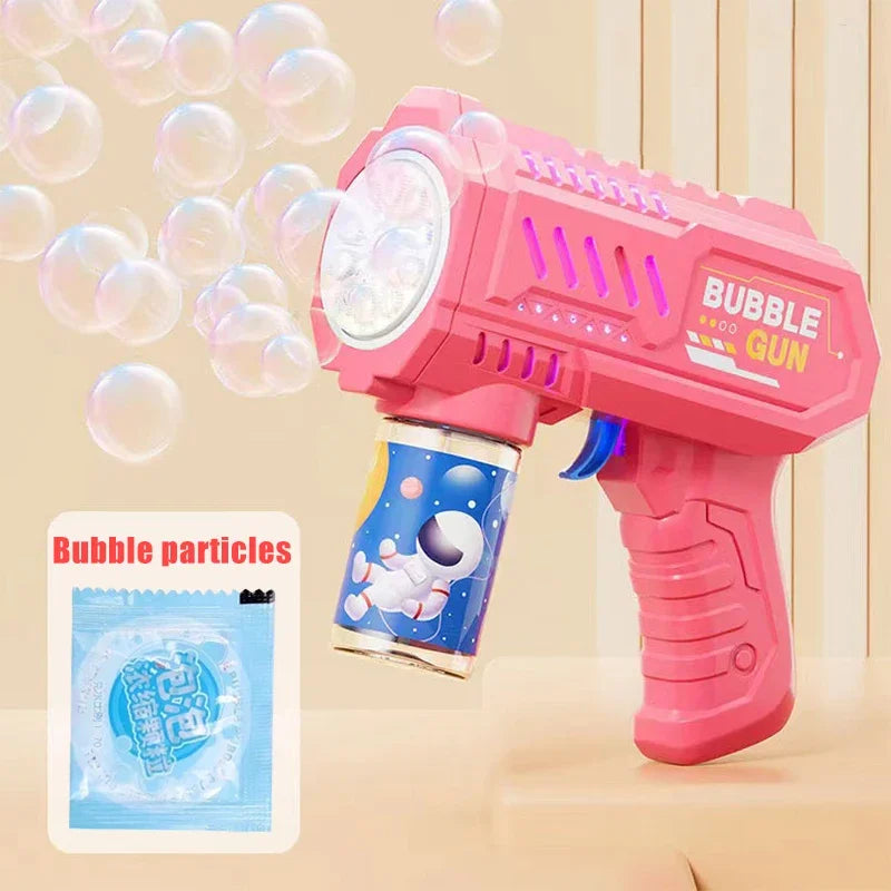 Automatic Rocket Bubble Gun – Kids Outdoor Toy