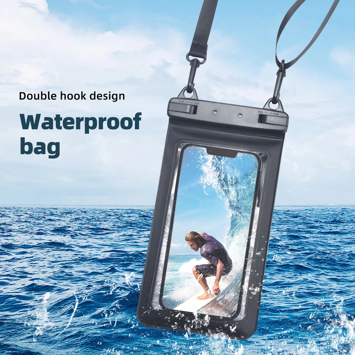 Full-View Waterproof Phone Case – Underwater Photos