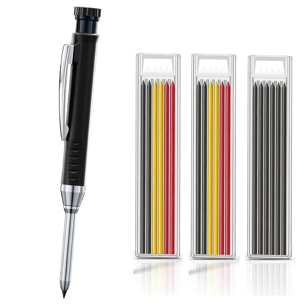 Carpenter Mechanical Pencil with Built-In Sharpener
