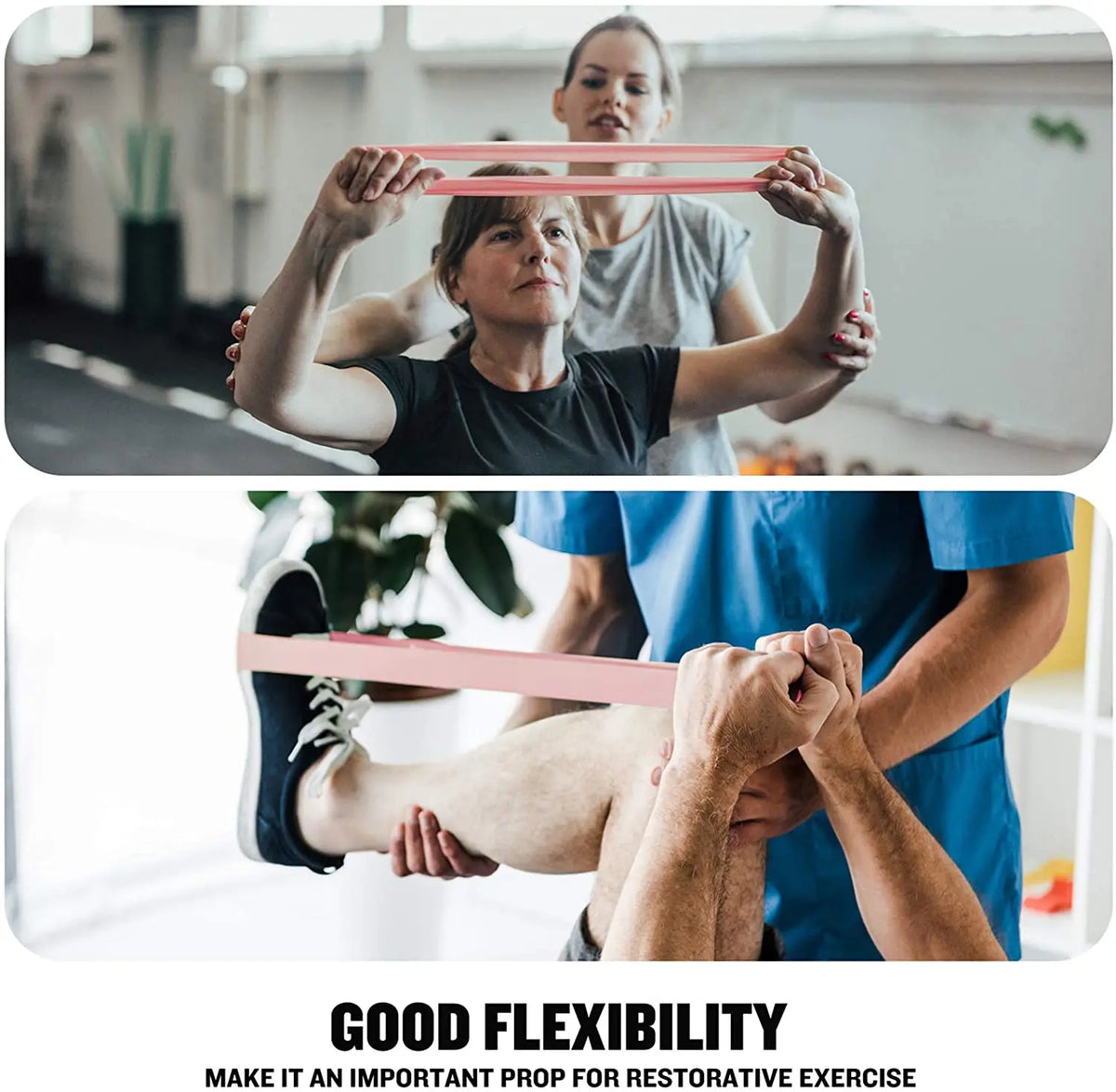 Fabric Resistance Loop Bands – Glutes, Legs & Yoga (Set)