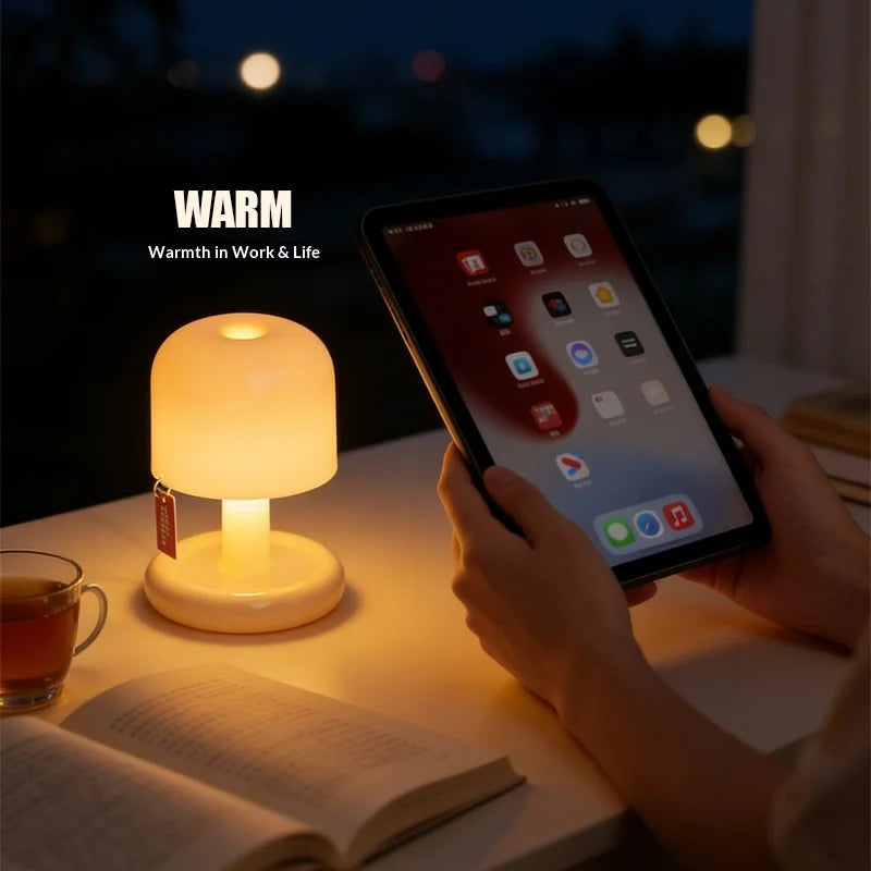 Mini Mushroom Night Light – Rechargeable