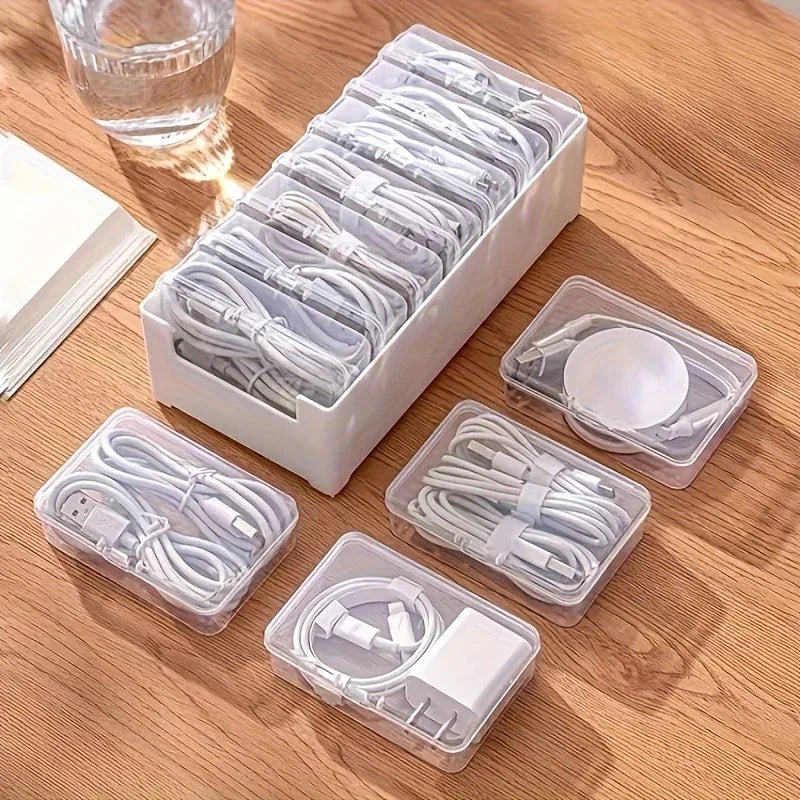 Cable Storage Organizer Box – 7 Compartments