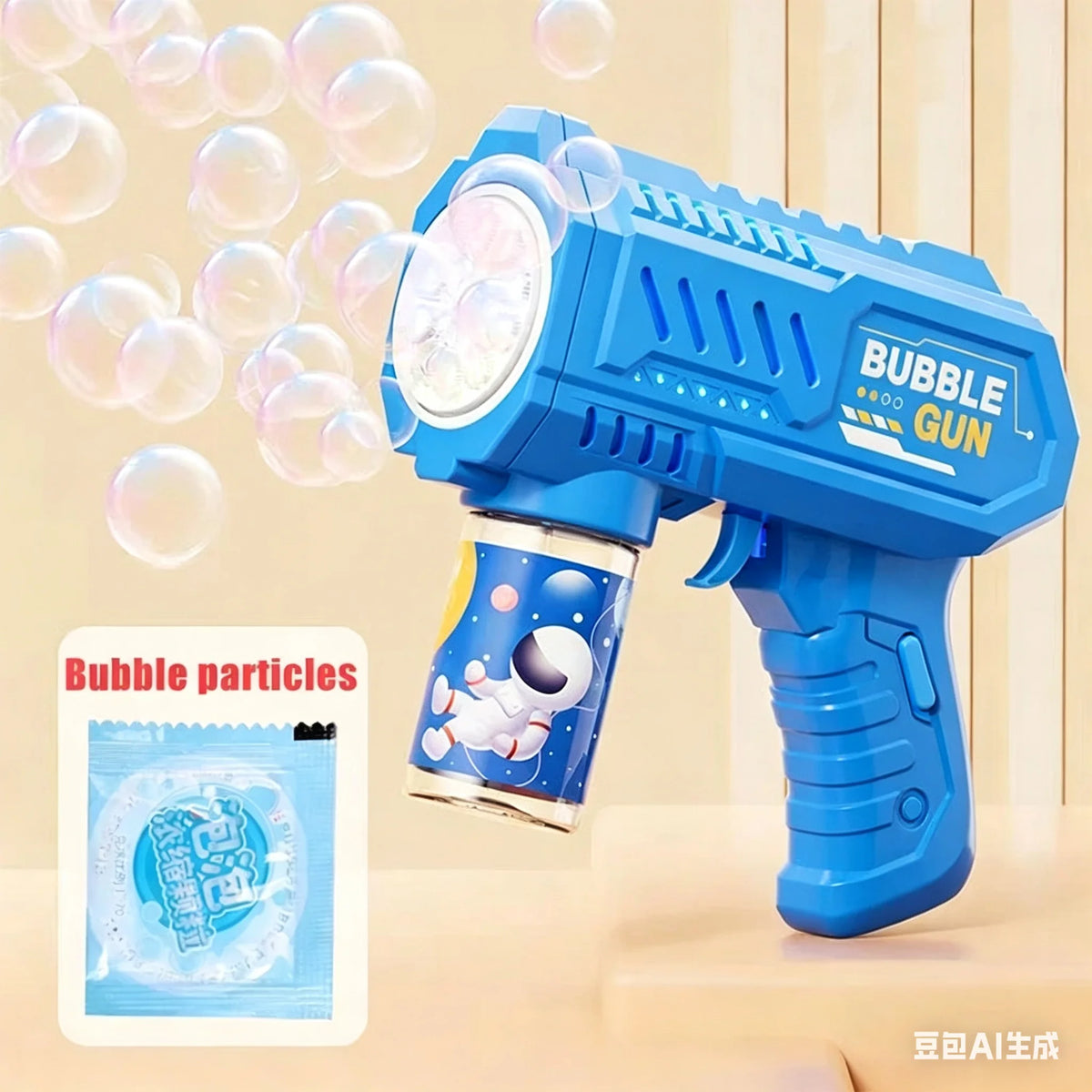 Automatic Rocket Bubble Gun – Kids Outdoor Toy