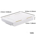Under-Desk Self-Adhesive Hidden Drawer Organizer