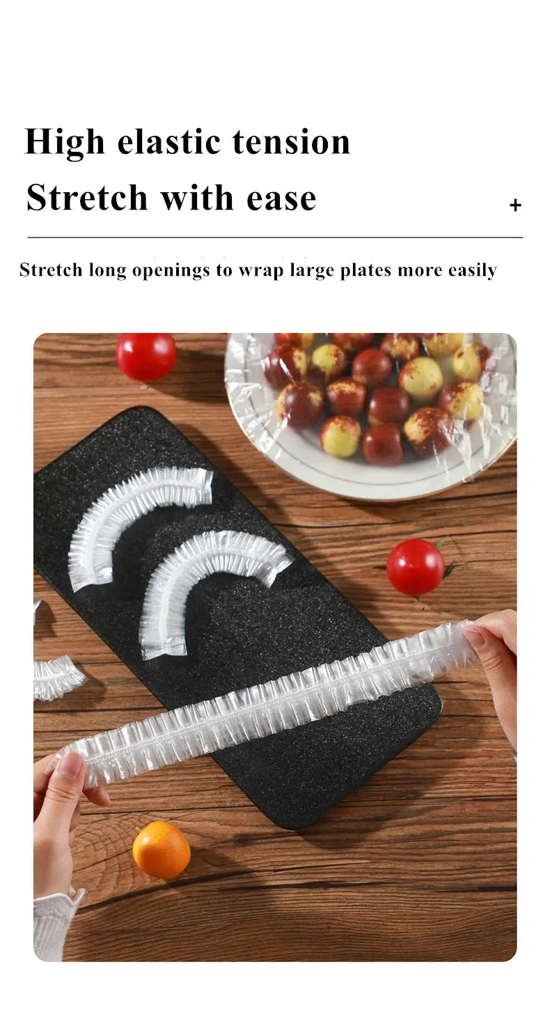 Reusable Stretch Bowl Covers – Elastic Food Wrap Set