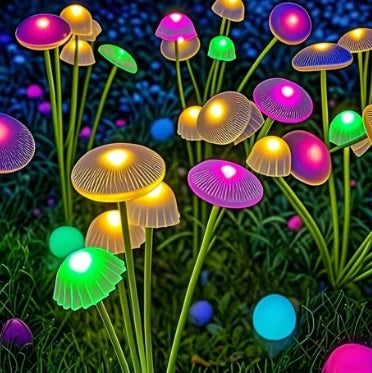 Solar Mushroom Garden Lights – Waterproof Outdoor Decor