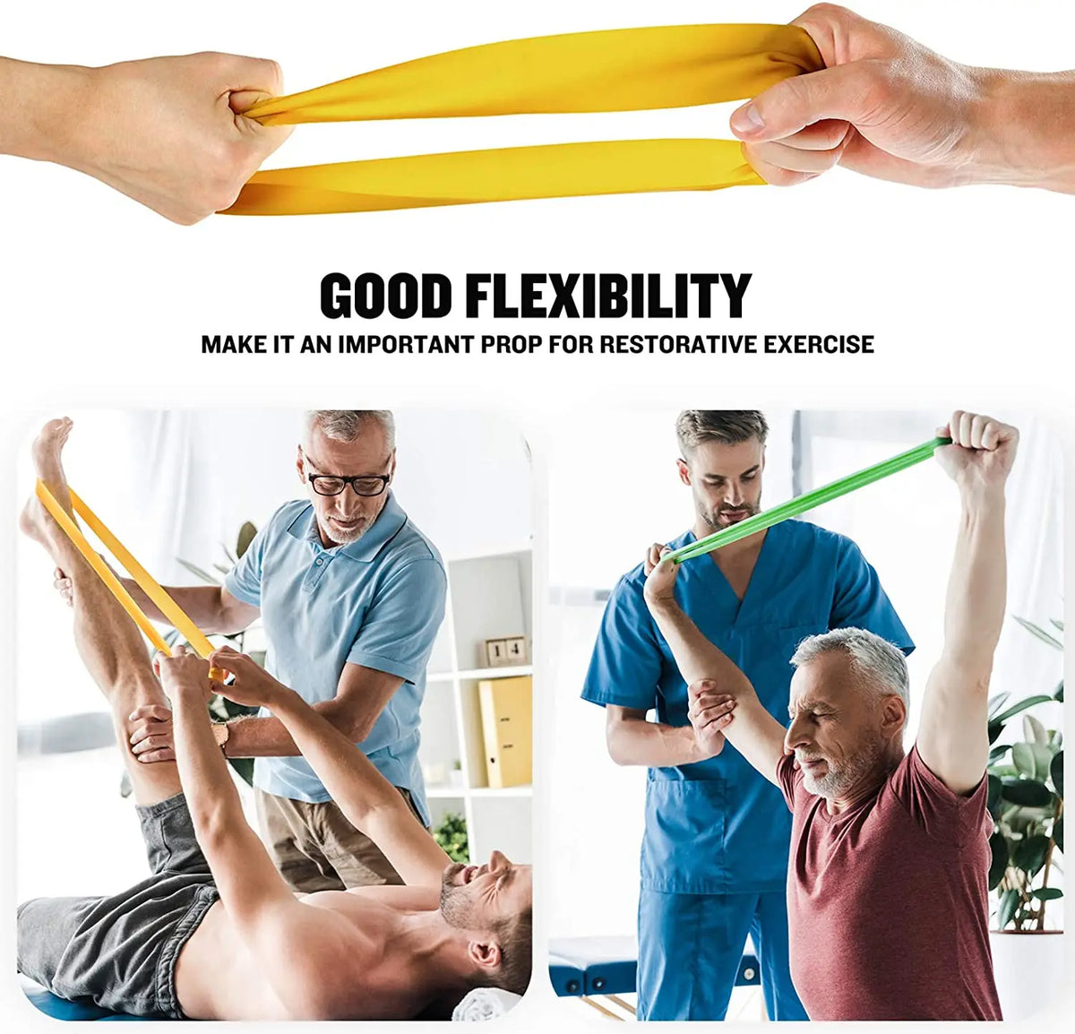 Fabric Resistance Loop Bands – Glutes, Legs & Yoga (Set)