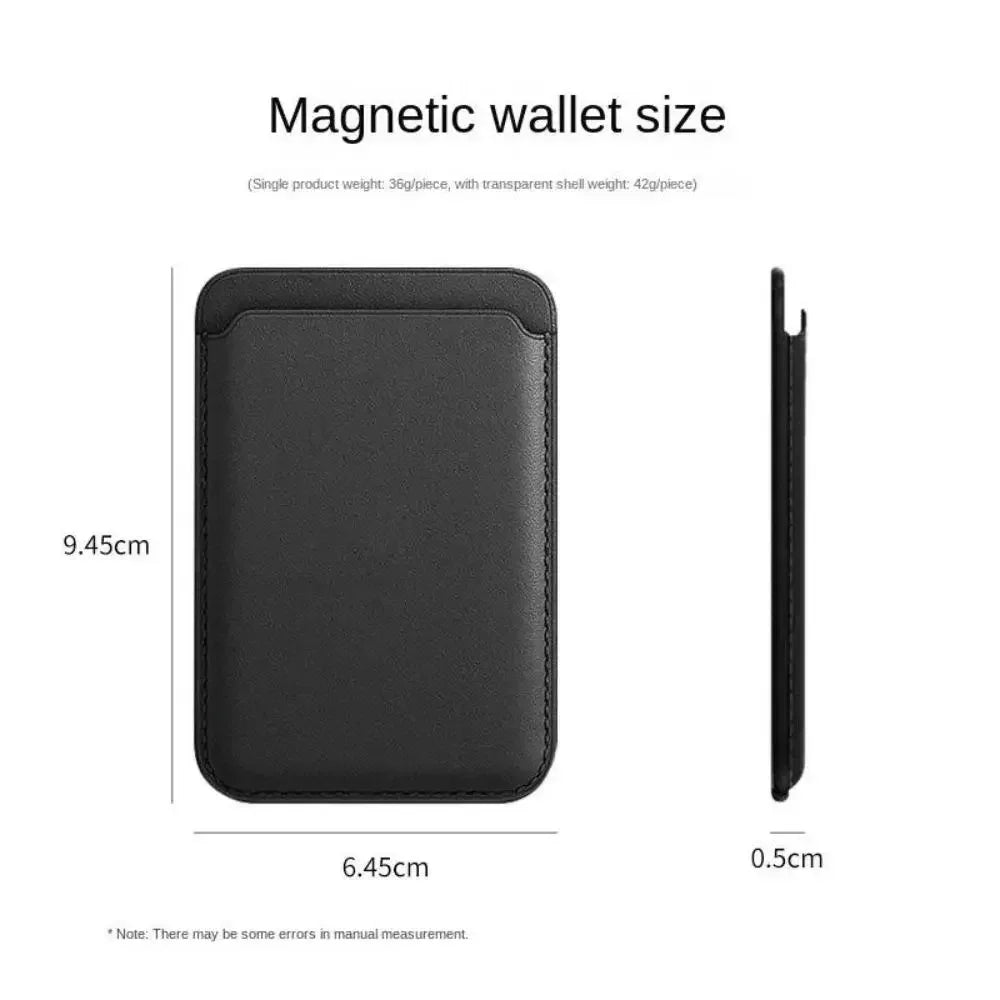 Magnetic Card Wallet for Phone – RFID Blocking Leather