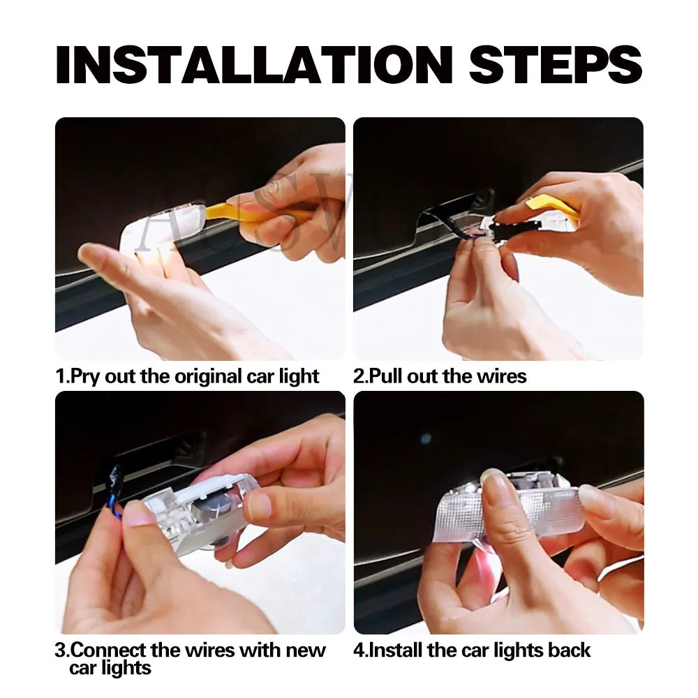 LED Car Door Welcome Projector Lights