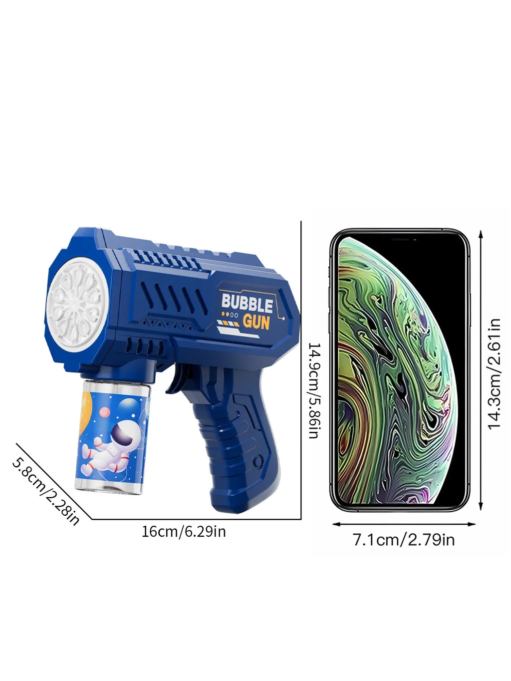 Automatic Rocket Bubble Gun – Kids Outdoor Toy