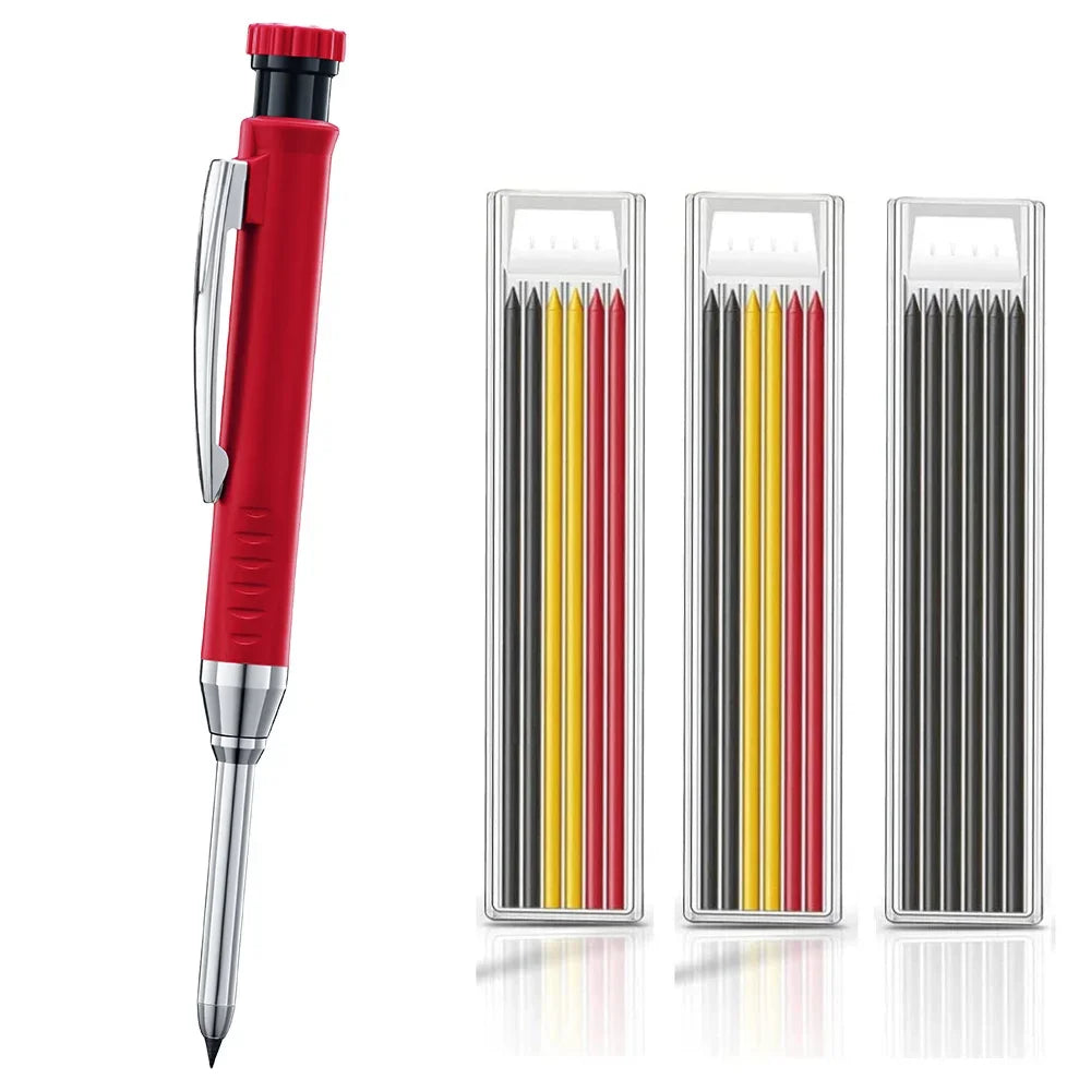 Carpenter Mechanical Pencil with Built-In Sharpener