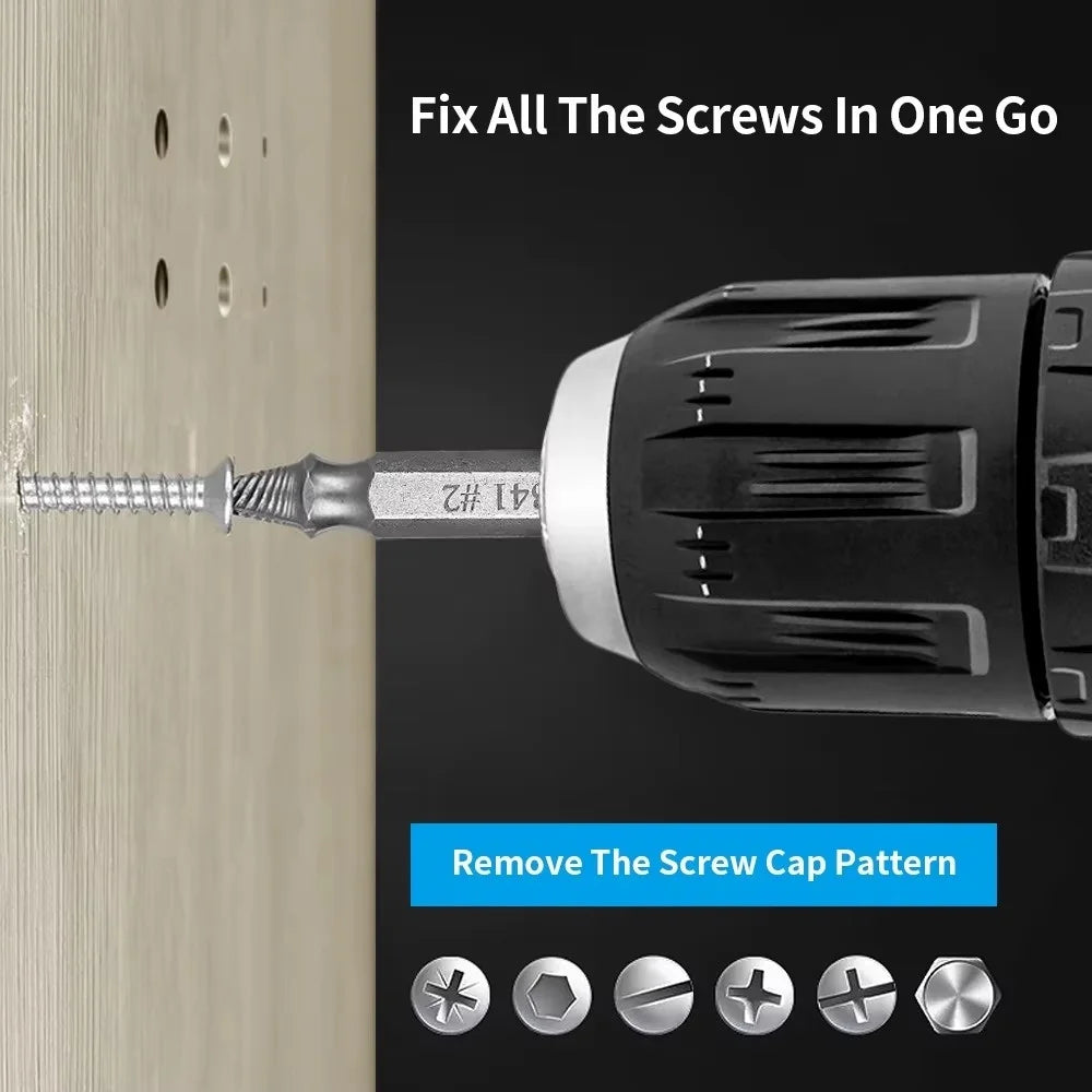 6-Piece Screw Extractor Set – Remove Stripped Screws
