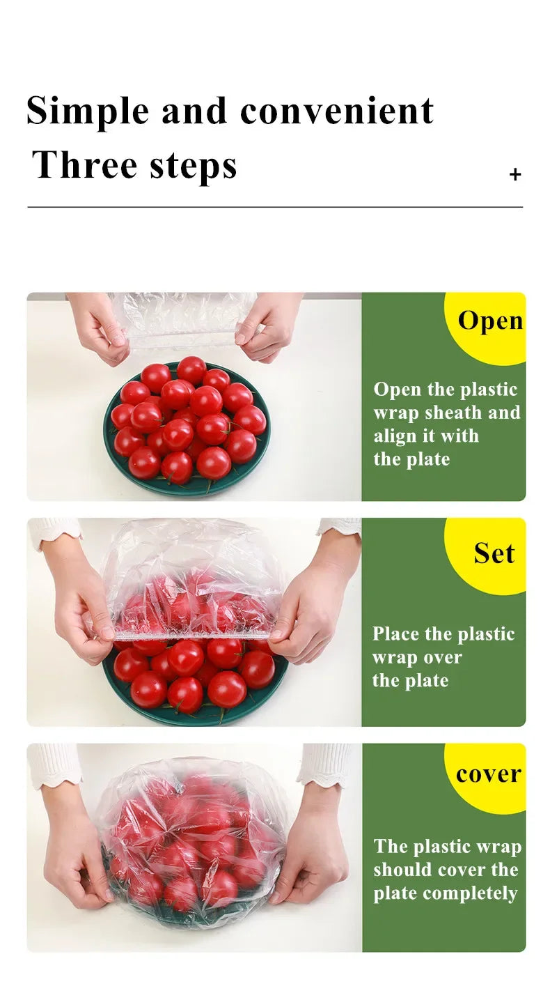 Reusable Stretch Bowl Covers – Elastic Food Wrap Set