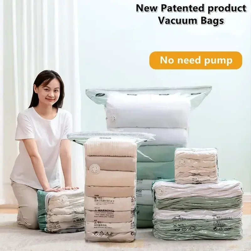 No-Pump Vacuum Storage Bags – Extra Large
