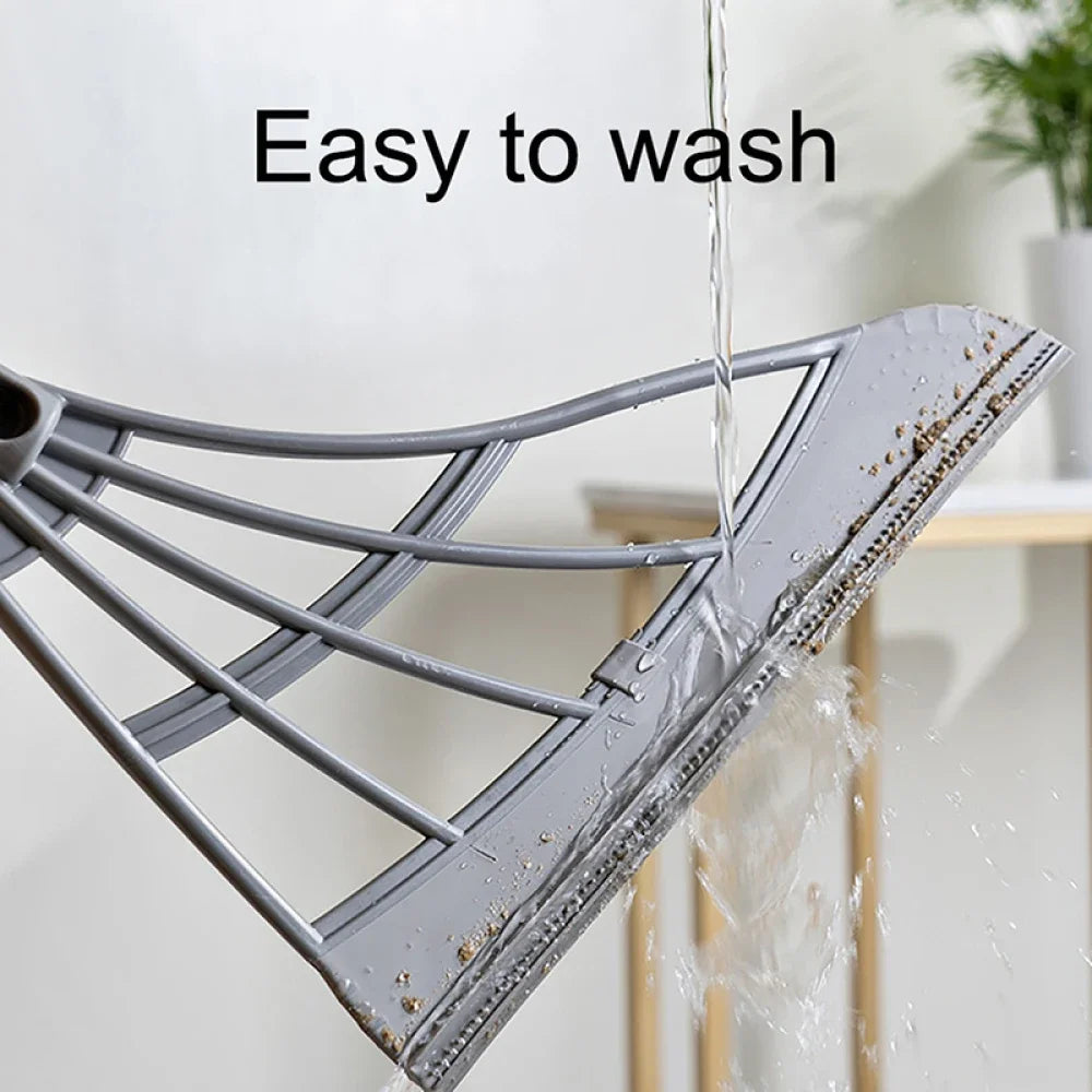 Magic Silicone Broom – Pet Hair, Water & Floor Squeegee