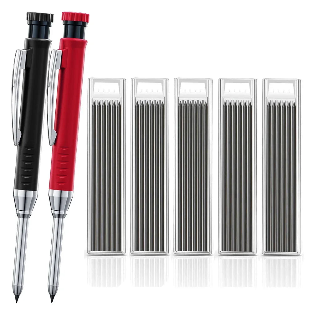 Carpenter Mechanical Pencil with Built-In Sharpener