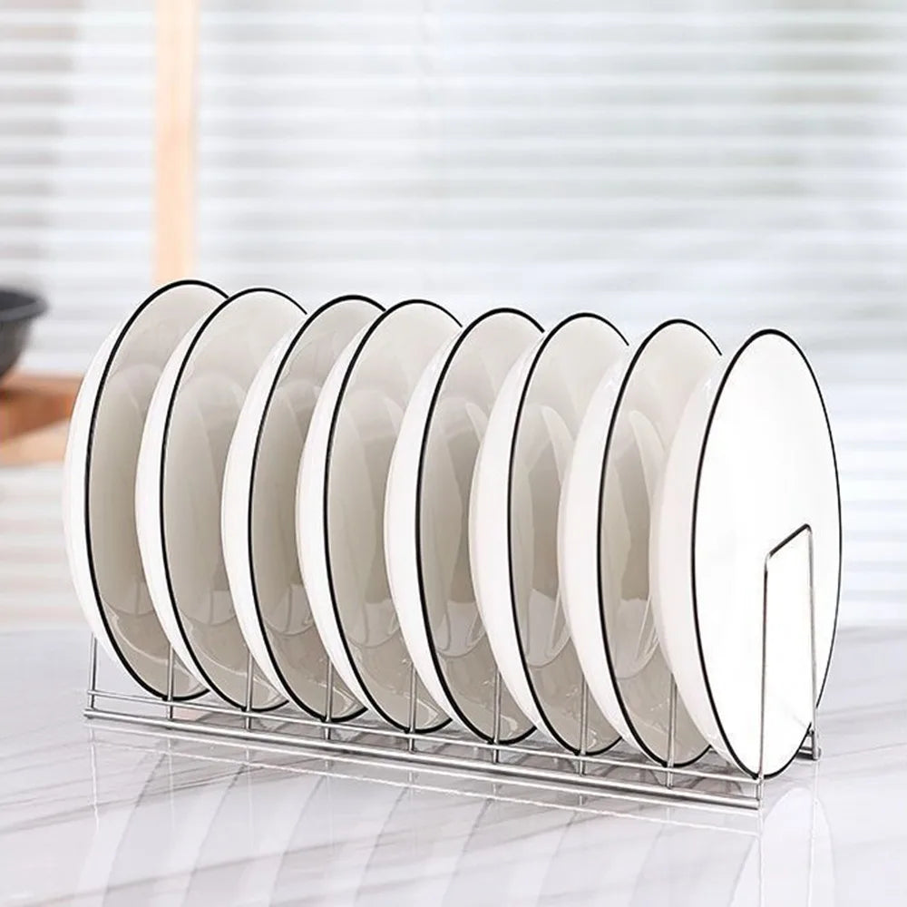 Stainless Steel Dish Drying Rack – Multipurpose Plate Organizer