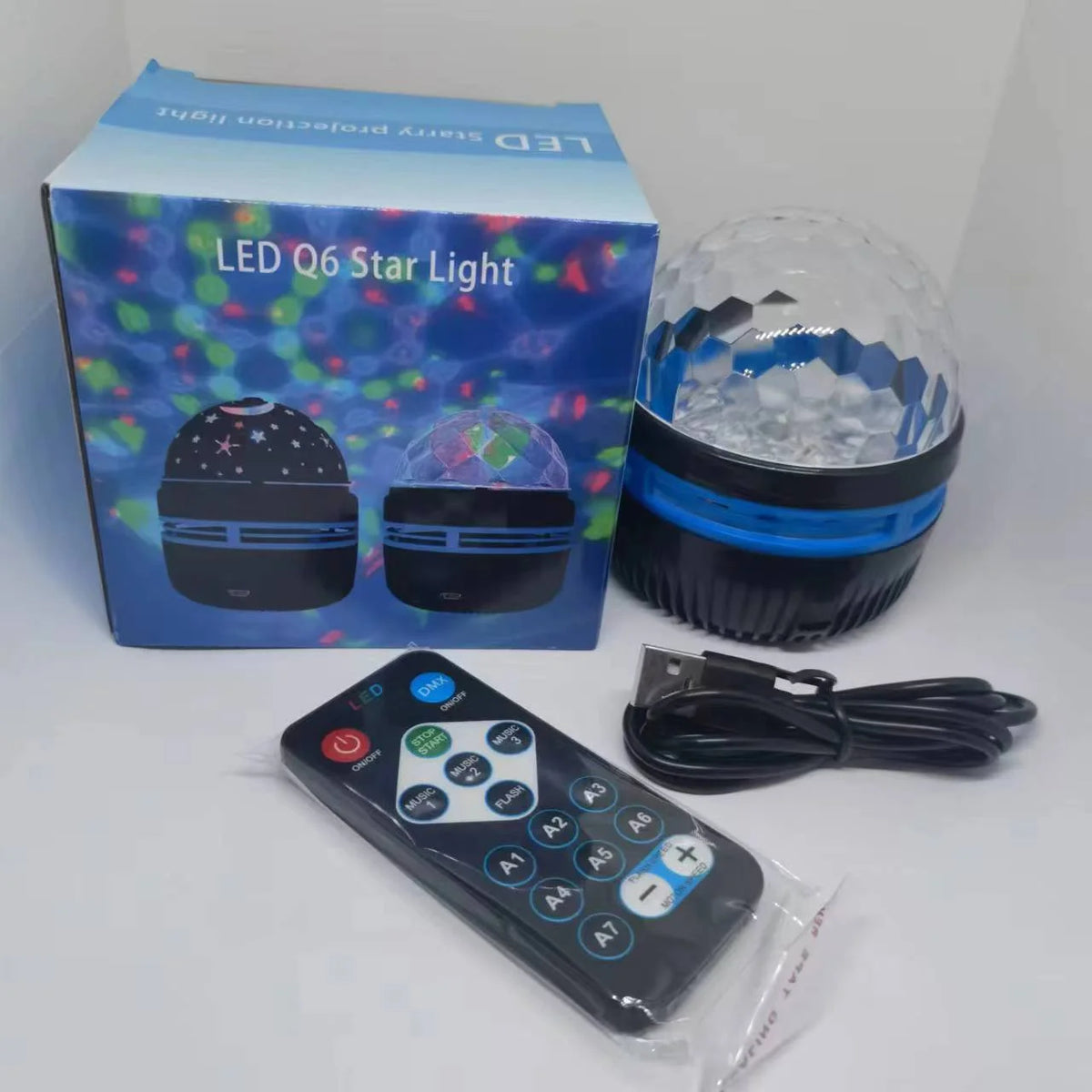 360° Aurora Galaxy Projector Night Light – USB