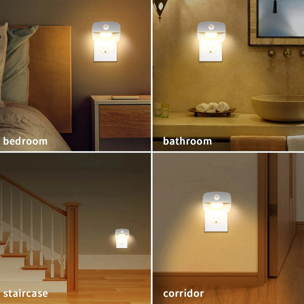 Motion Sensor LED Night Light – Plug-In