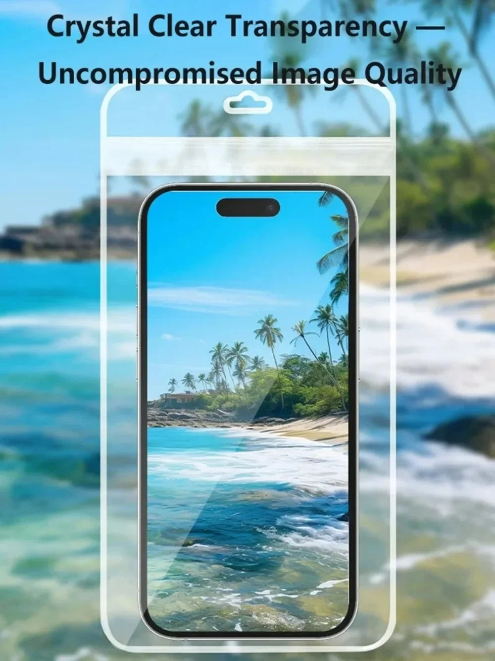 Clear Waterproof Phone Bag – Beach & Pool