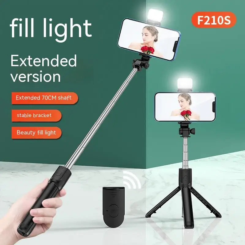 Selfie Stick Tripod with Detachable Bluetooth Remote