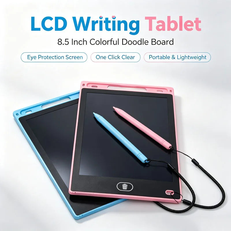 8.5" LCD Writing Tablet – Erasable Drawing Board